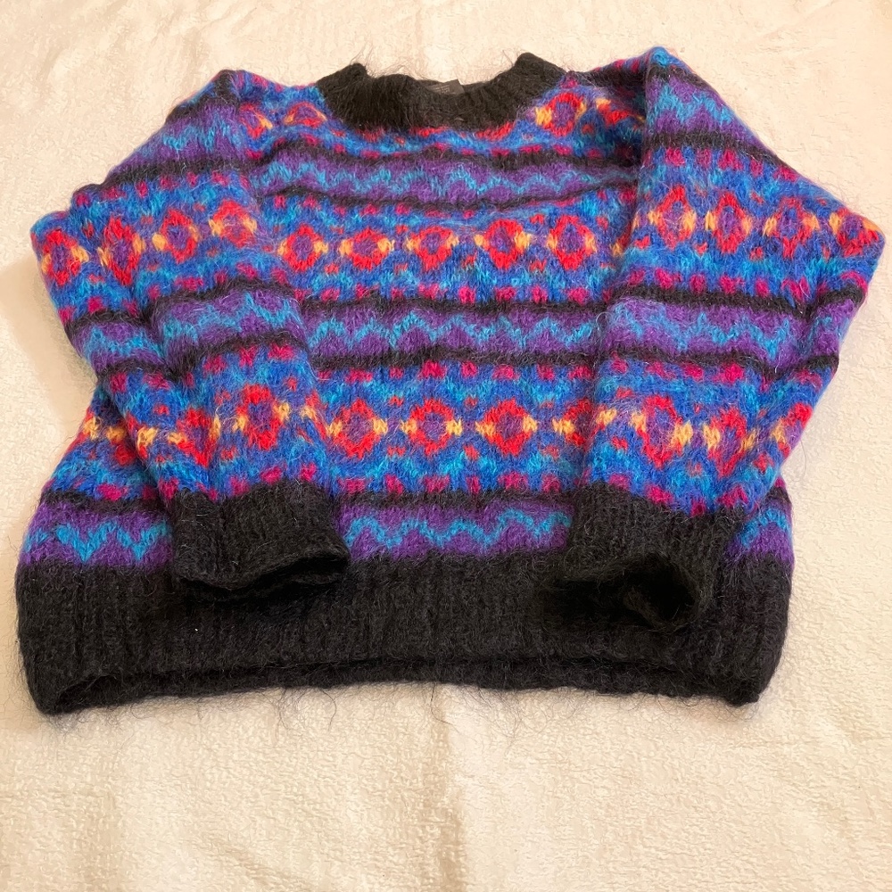 Vintage handmade Mohair sweater